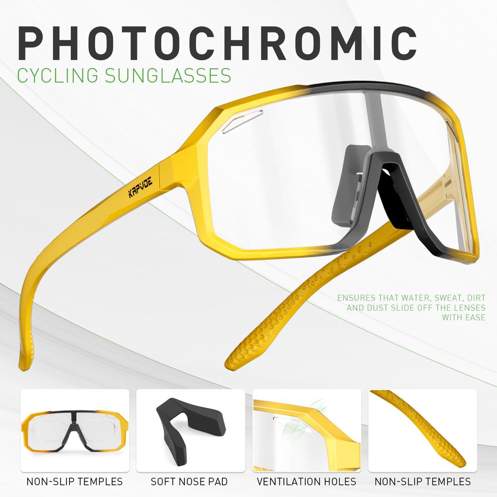 Cycling Glasses Men Women Bicycle Glasses Pochromic MTB Road Bike Eyewear Outdoor Sports Sunglasses Ciclismo