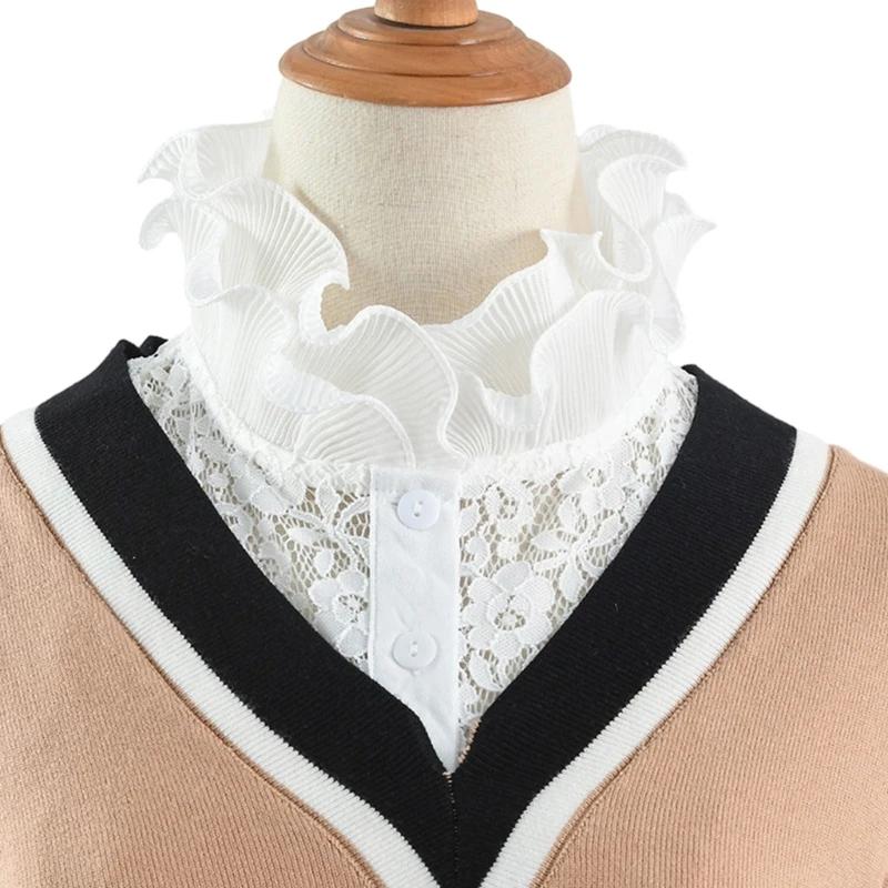 Lace Blouse Collar Detachable Sweater Faux Collars Female Clothes Accessories