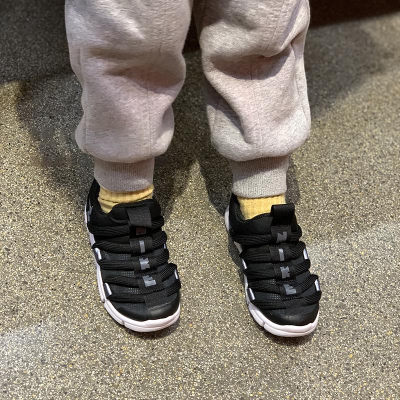 Nike Новинка EP Mid top Спортивные Повседневные Кроссовки Черно-Белые Детские Возраст 3 7 Лет BV0009-001