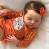 BZDOLL 50 см 20 дюймов Мягкий винил Спящий Реборн Кукла-младенец Игрушка для девочки Реалистичная 3D кожа с видимыми венами Детский подарок