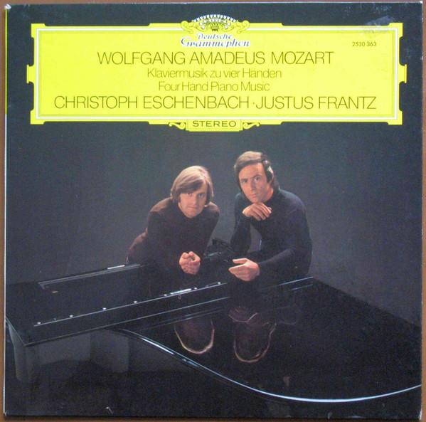 LP Record CHRISTOPH ESCHENBACH, JUSTUS FRANTZ - Mozart : Klaviermusik Zu Vier Hande 2530363 DEUTSCHE GRAMMP 1973 Japan Classical Used