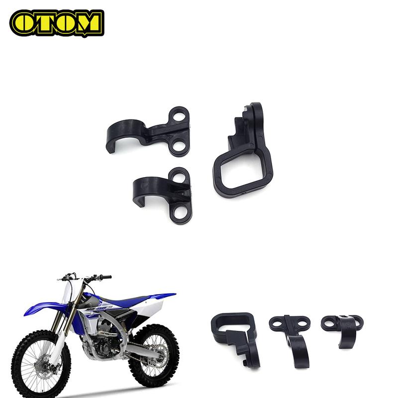OTOM For YAMAHA Motorcycle Front Rear Brake Cable Clamp Guide Brake Hose Holder Tube Clip YAMAHA YZF YZFX WRF WRFK 250 450 Parts