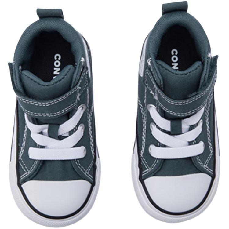 Converse Кроссовки Chuck Taylor All Star EasyOn Mid TD Malden Street - True Nature Baby зеленые белые черные A10762C