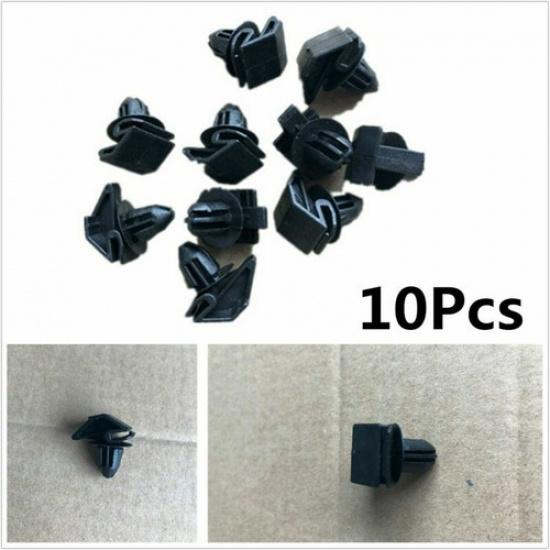 For Ford Focus W790225S900 Fender Corner & Rocker Moulding Clip 10Pc Black Nylon