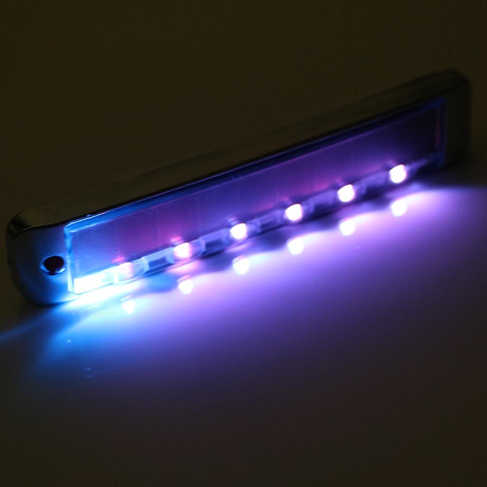 Светодиодная предупредительная лампа, автоматический атмосферный свет, контроль движения, дверные фонари автомобиля, сигнальная лампа для предотвращения столкновений, солнечная светодиодная мигающая лампа