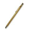 Slim Leather Pen Case In with a Metal Pointer and a Slim 60 Gold Ballpoint Pen Set Red, (ASR-701S-SV60KBP)