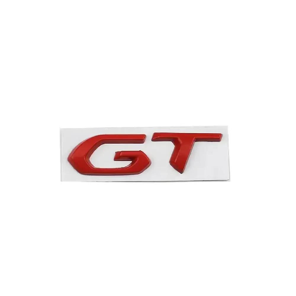 Suitable for Kia GT Car 3D Metal Letter Logo Badge Decal Sticker Car Car Trunk Letter Badge Styling Sticker ajh265