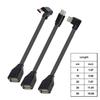 Плоский силиконовый OTG кабель-адаптер Type C на USB 2.0 для подключения флешек, кардридеров, мышей, клавиатур