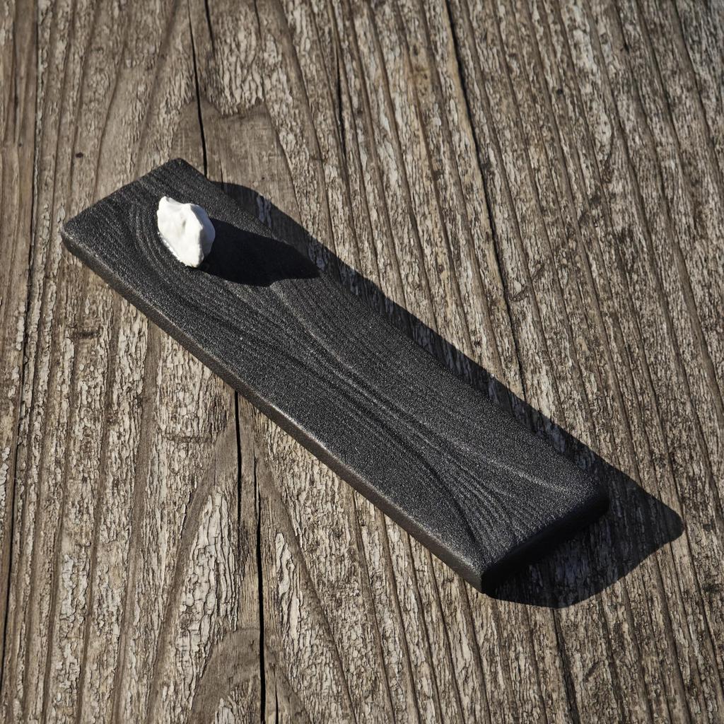 Подставка для благовоний Mugenosato, Подставка для благовоний, Подставка для благовоний, Дизайн Каресансуй, Дзен, Медитация, Успокаивающий, Фарфор ручной работы, Аксессуар для буддийского алтаря,