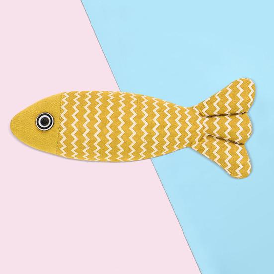 2/3 шт. Игрушки для кошек, рыбки, мягкая льняная плюшевая рыба с хрустящим звуком и кошачьей мятой, интерактивная игрушка для упражнений для котят, для домашних кошек