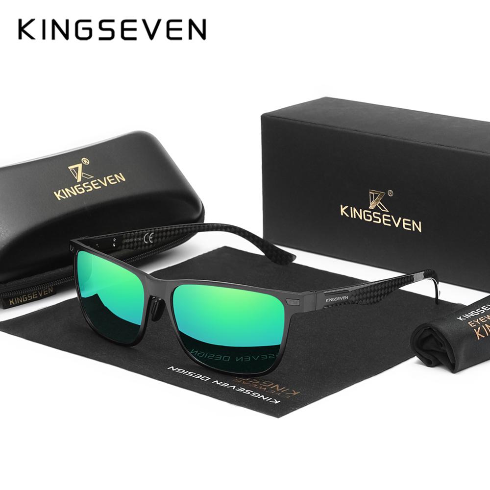 Kingseven Качественные алюминиевые солнцезащитные очки мужские новые дизайнерские женские очки для вождения поляризованные Clycling Eyewear