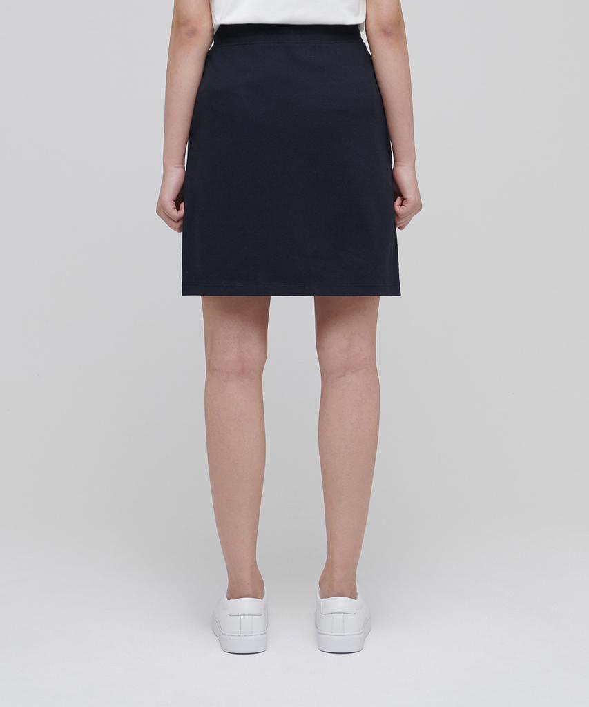 Musinsa Standard Woman Women'S Flat Terry Sweat Mini Skirt [Black]