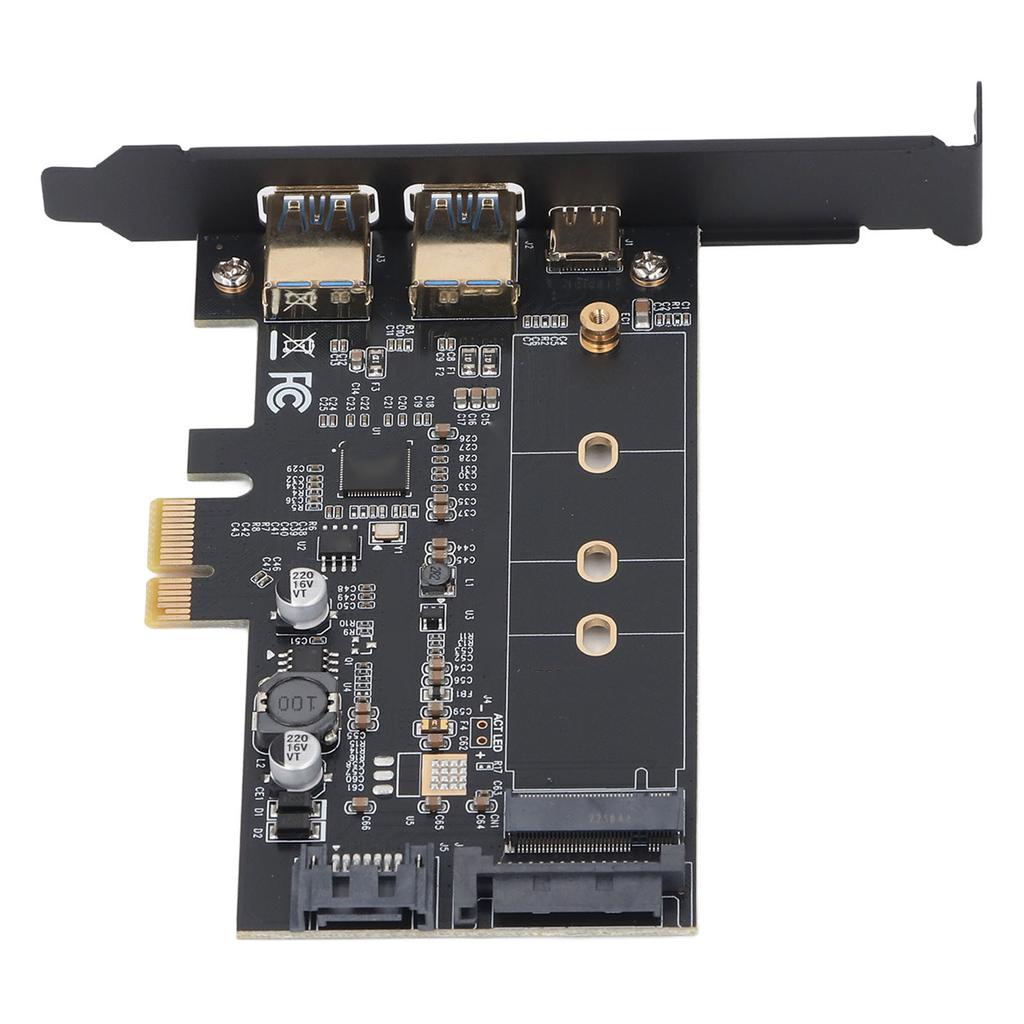 PCI-E To USB 3.0 Expansion Card Type C PCI Express Adapter M.2 SSD 5Gbps for Win Series 32 Bit 64