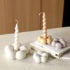 1шт настольный подсвечник украшение скандинавский простой подсвечник в виде облака аксессуары для дома керамический подсвечник в виде облака