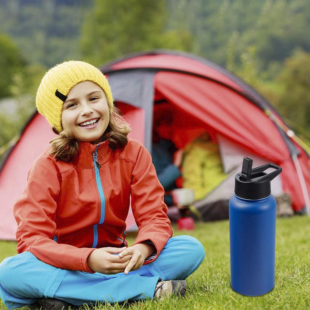 Крышка с соломинкой, совместимая для бутылки для воды Hydro Flask с широким горлом, откидная соломинка, соломинки, сменные крышки