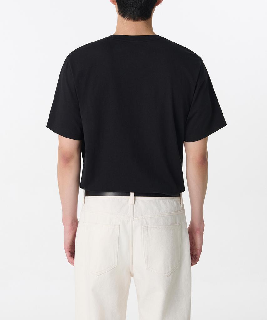 MUSINSA STANDARD [Noh Hong-Chul Collaboration] Lucky Guy Execution Power T-Shirt [Black]