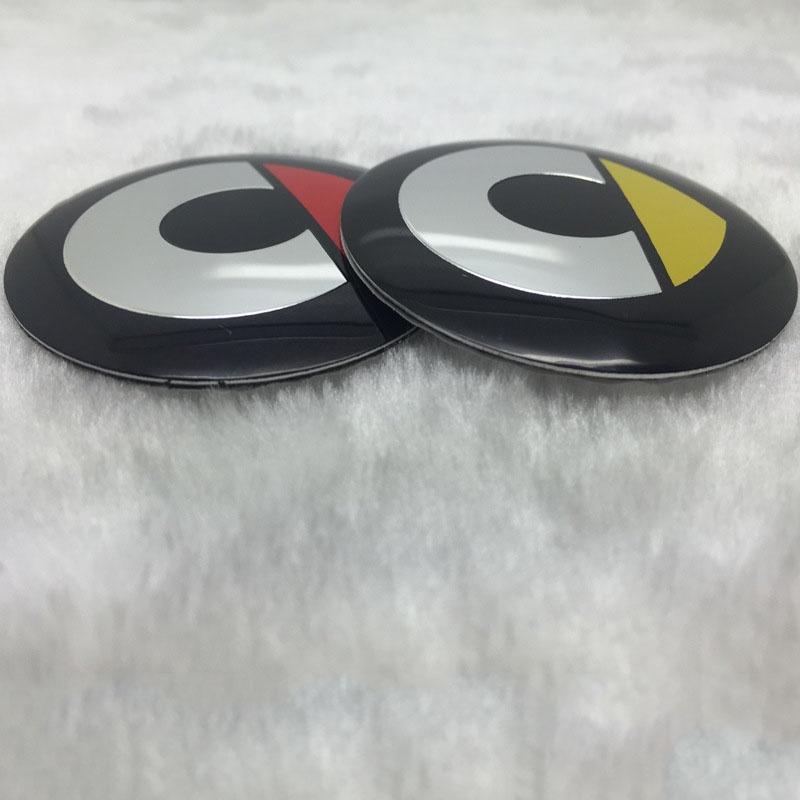 4pcs Car 565mm Styling Aluminum Car Wheel Center Hub Cap Stickers Smart For
