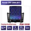9.7 Inch Car Radio For Honda CRV 2006-2011 Android 2 DIN Tesla Vertical Screen Carplay Auto Radio Multimedia Player 2+32GB