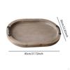 Coffee Table Tray Decorative with Handle Tea Drink Platter Perfume Organizer Storage