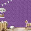 Purple Geometric Pattern Wallpaper, Subtle Detail 50x1000