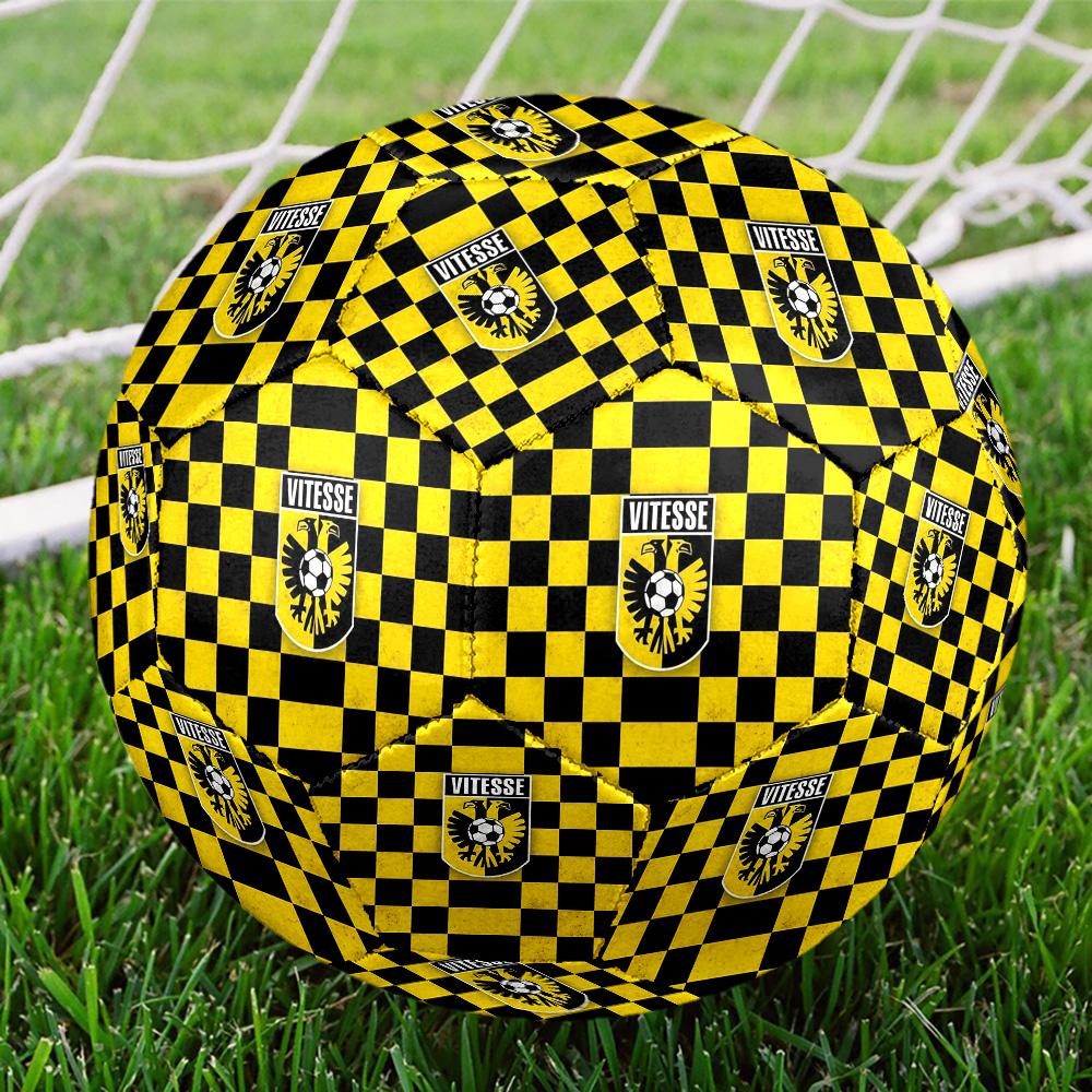 SBV Vitesse Arnhem Футбольный мяч Цветной Для всех возрастов Машинная строчка ПВХ Готов к соревнованиям Прочный Высокий отскок
