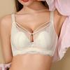 Кружевной Сексуальный Бюстгальтер Со Сбором Нижнее Белье Женский Мягкий На Косточках Регулируемый Тонкий Бюстгальтер