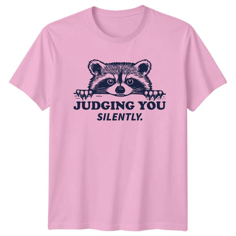 Judging You Silently TShirt Raccoon Humor Wildlife Birthday