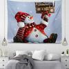 Рождественская серия Подвесной тканевый гобелен