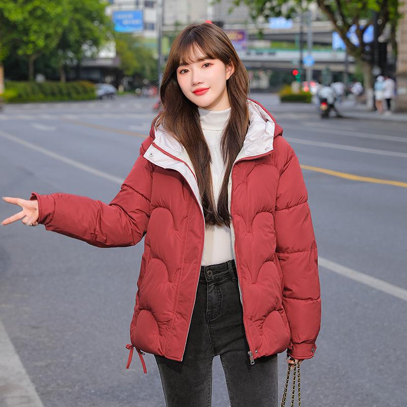 Короткая куртка на хлопковой подкладке, женская корейская стильная свободная куртка с хлебом, маленькая стеганая куртка, темпераментная утепленная куртка на молнии с воротником-стойкой, куртка на хлопковой подкладке