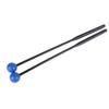 2 PCS Drum Mallets Percussion Mallets for Xylophone Glockenspiel Marimba Bell Chime Black Rod Blue