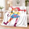 Pippi Longstocking Flannel Throw Blanket Soft Warm Cozy For Sofa Bed Indoor Home Bedroom Use