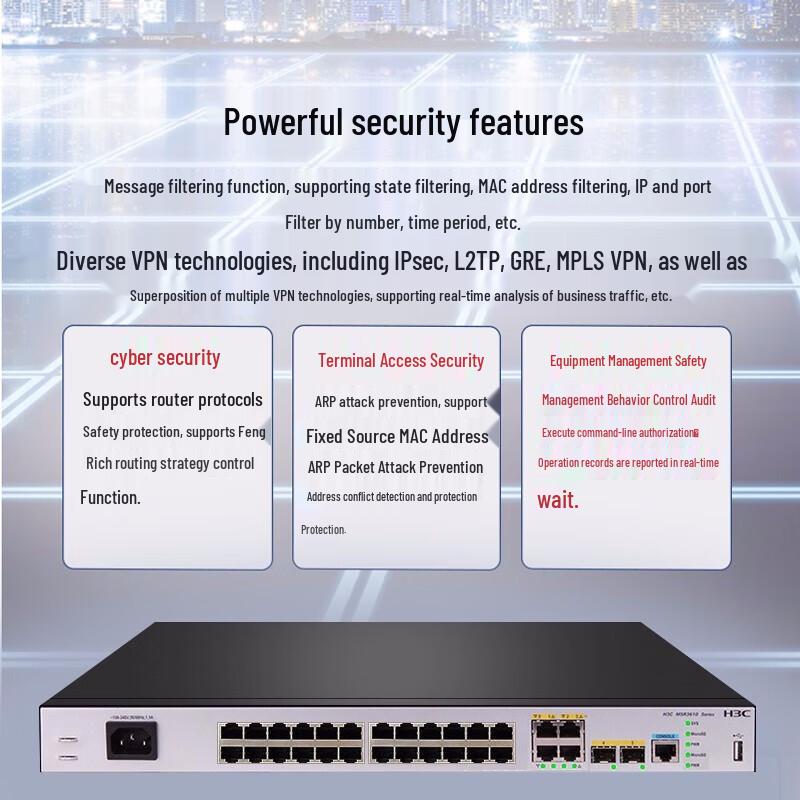 H3C MSR3600-28-XS Enterprise Gateway Router Switch (CN version)