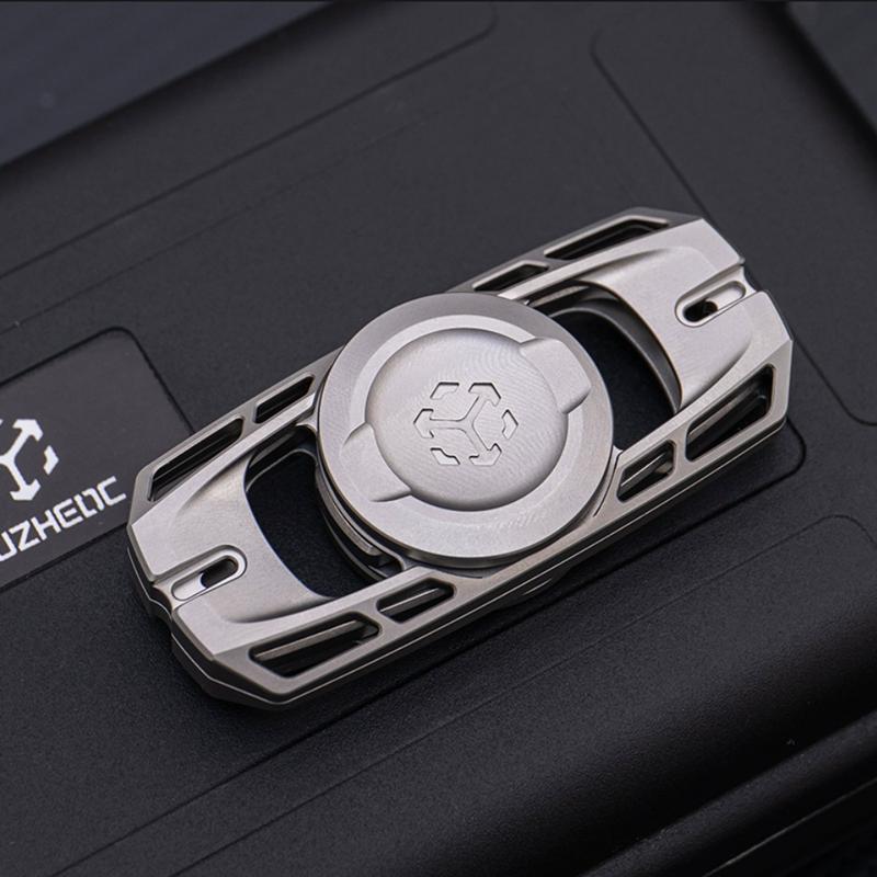 Tuning Fork Fidget Spinner Hand Spinning Top Tip Fingertip Flywheel Gyro Edc Metal Relieve Stress Relief Toy Adults Anti Anxiety