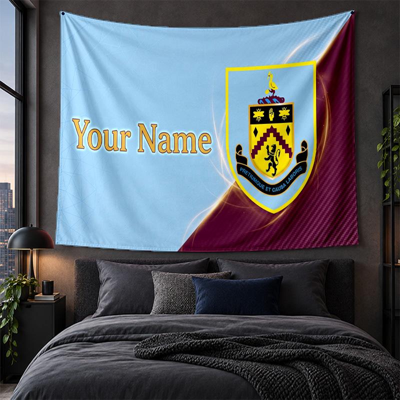 Personalized Tapestry Wall Hanging Burnley Football Pattern Art Background Cloth