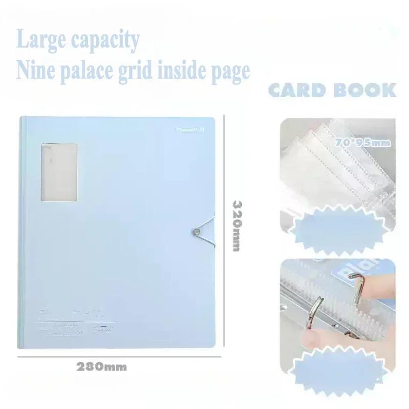 Large Capacity Photo Album Blue Photocard Binder Kpop Card Book 480 Pockets Collection Book for Idol Group Wholesales 2025 New