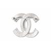 Chanel Классическая металлическая брошь с узором Double C Женский стиль