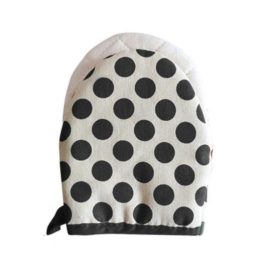 1Pc Thick Cotton Oven Glove Heat Resistant Mitt for Microwave Baking Non-Slip Kitchen Glove