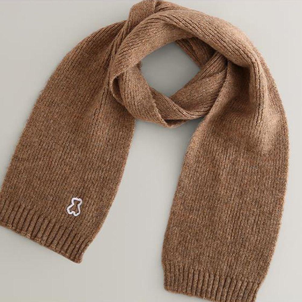 Thick Hat Scarf Set Cute Warm Scarf Fashion Pullover Hats for Baby