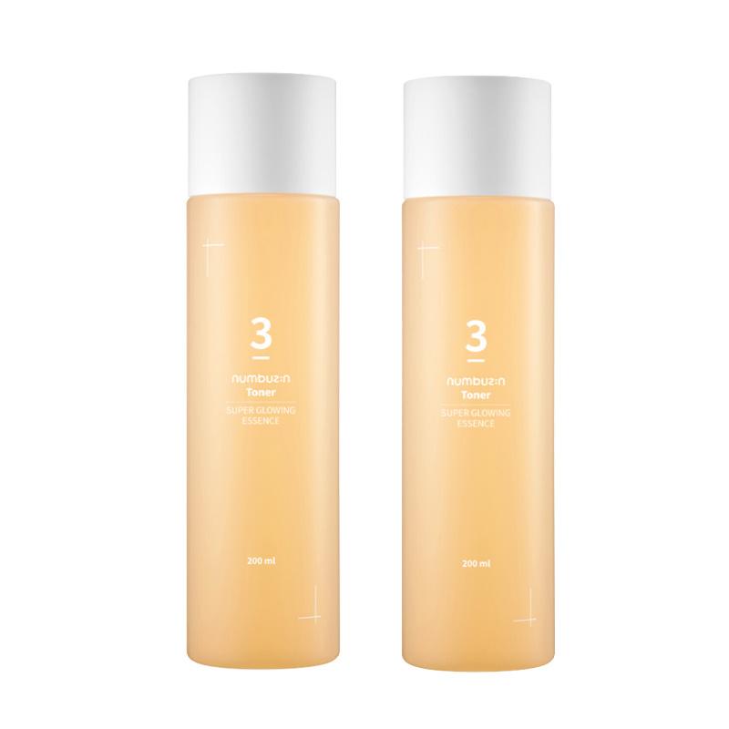 NUMBUZIN Нет. 3 тонера Super Glowing Essence — 2 размера по 100/200 мл (5 вариантов)