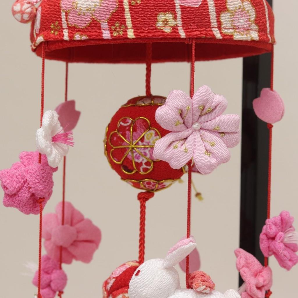Stylish Hanging Hina Rare Extra 48cm with Display Stand Doll, Nadeshiko, Small, SSS, Tall,