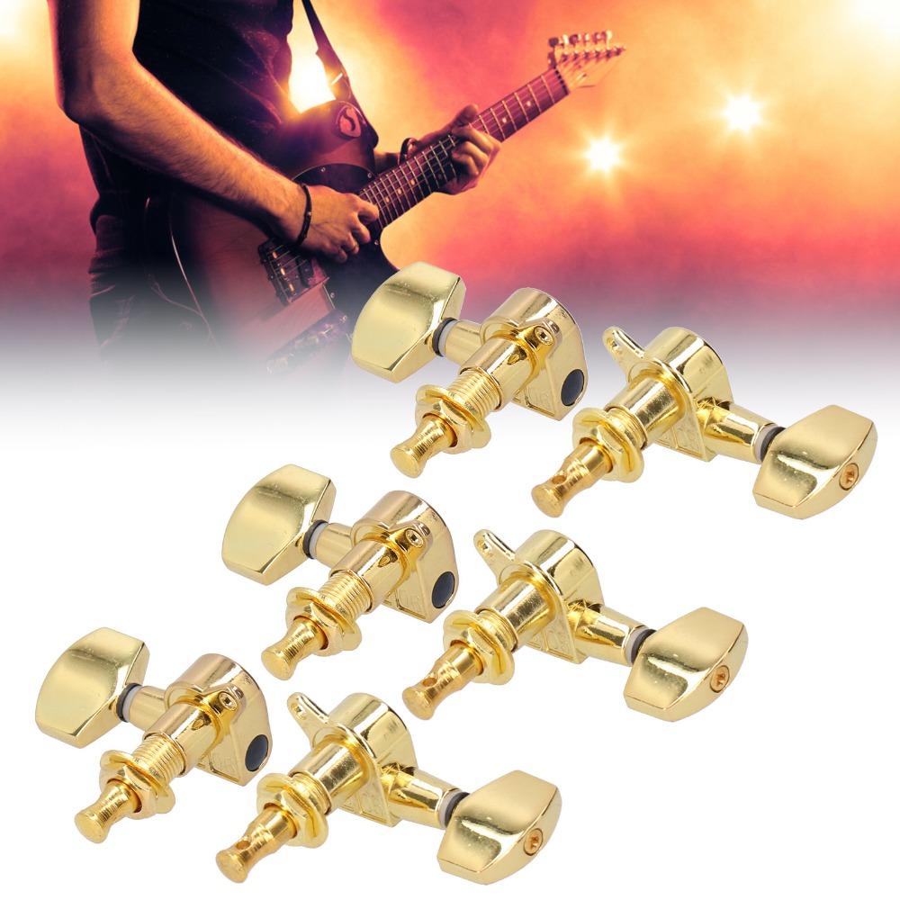 Metal Machine Heads Tuner Gold Color Locking Tuner Premium Guitar Tuning Pegs For Acoustic Guitars