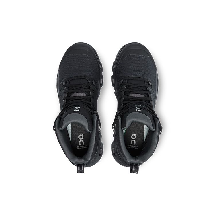 ON Cloudrock 2 Водонепроницаемые Черные Затмение Женские Кроссовки 63.98609
