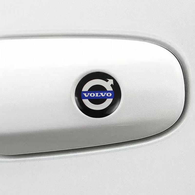 5/10Pcs 14mm Car Key Emblem Stickers Auto Door Keyhole Logo Decal For Volvo V60 V40 XC90 S60 S40 XC60 V50 V70 XC40 S80 EM90 S80L