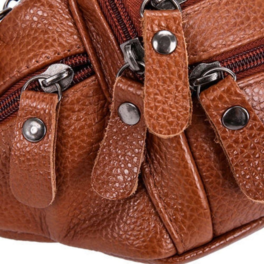 Solid Color Travel Waist Bag Multi-layered Men's Chest Pouch High Quality Hip Belt Bag Fishing