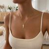 Minimalist Colorful Enamel Fish Pendant Necklace for Women Dainty Gold Tone Chain Simple Ocean Charm Cute Statement Jewelry Gift