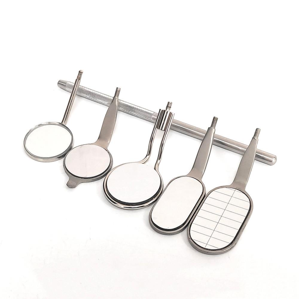 Стоматологическое зеркало для рта Одонтоскоп Уход за полостью рта Чистота зубов Осмотр Гигиена Стеклянное зеркало Зеркало с ручкой