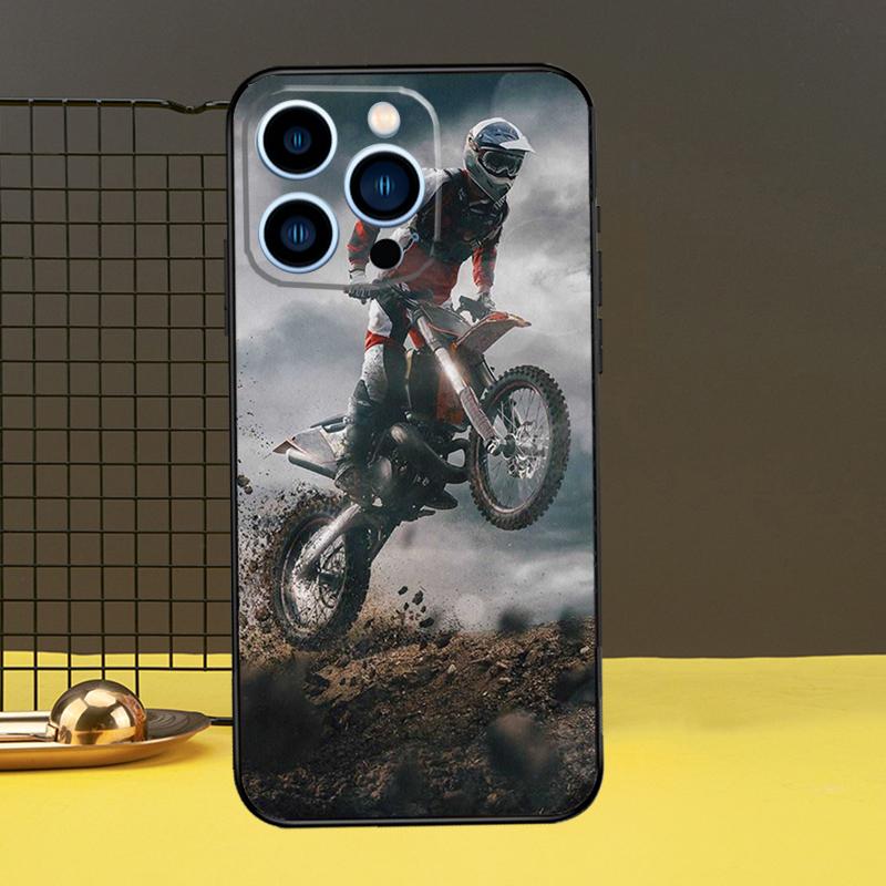 Чехол для телефона Sport Мотоцикл Мотокросс Для iPhone 13 12 14 11 16 15 Pro Max Plus Mini 7 8 X XR XS Max Чехол