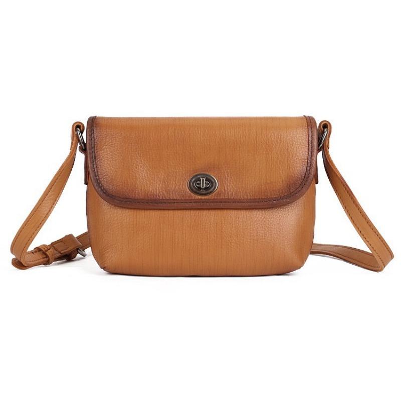 Первый слой коровьей кожи, однотонная маленькая квадратная сумка, винтажная сумка через плечо, высококачественная сумка через плечо из натуральной кожи ручной работы для женщин