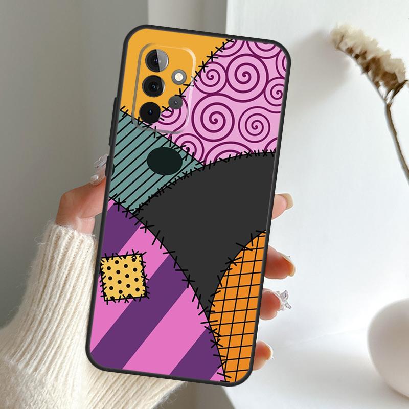 Patchwork style Case For Samsung Galaxy A55 A15 A35 A56 A06 A16 A26 A36 A32 A52 A13 A33 A53 A14 A34 A54 A17