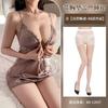 Sexy lingerie pure desire with chest pad lace hollow suspender small chest show big nightgown women